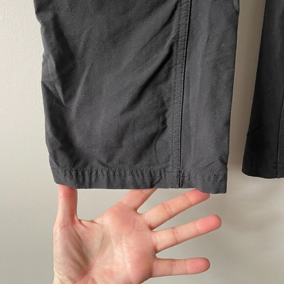 The North Face Mid Rise Waist Nylon Blend Casual Straight Leg Pants Black 4 - Picture 7 of 9